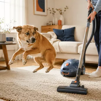 Vacuum Stress in Pets: Calm Training Steps for Dogs & Cats